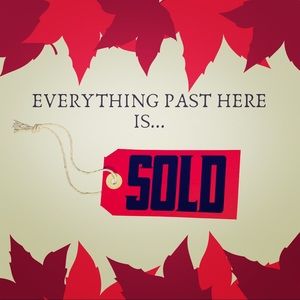 Everything is sold beyond this point❗️